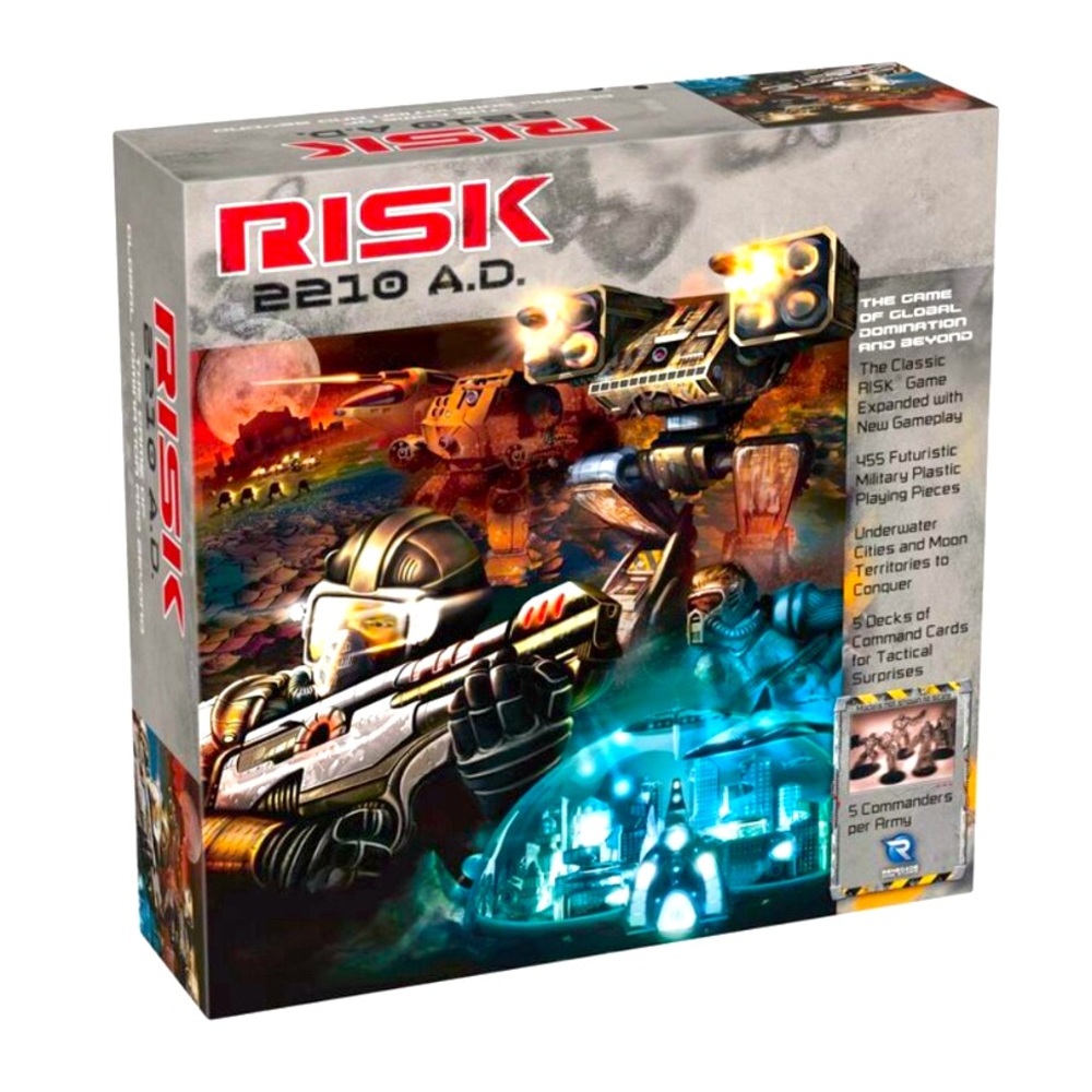 Risk - 2210 A.D. board game purchased new, played once. Still in new condition.